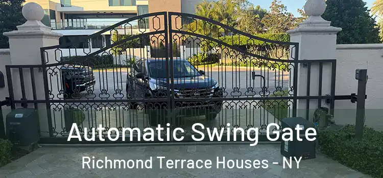 Automatic Swing Gate Richmond Terrace Houses - NY