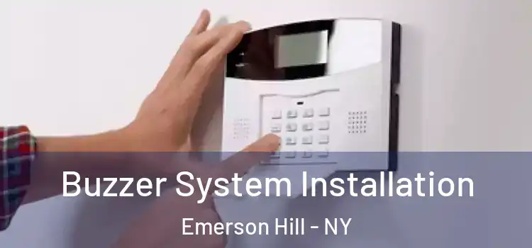 Buzzer System Installation Emerson Hill - NY