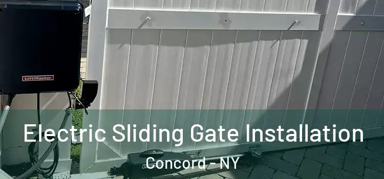 Electric Sliding Gate Installation Concord - NY