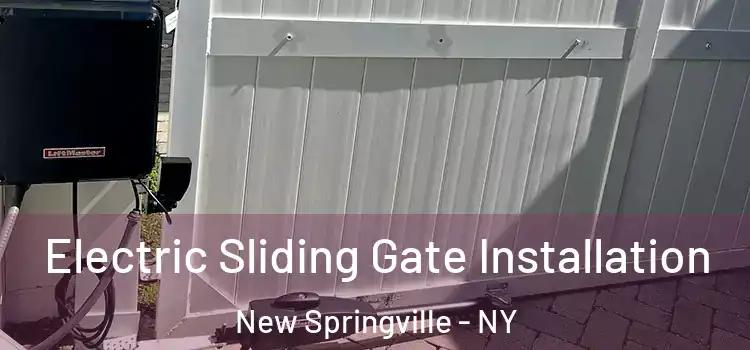  Electric Sliding Gate Installation New Springville - NY