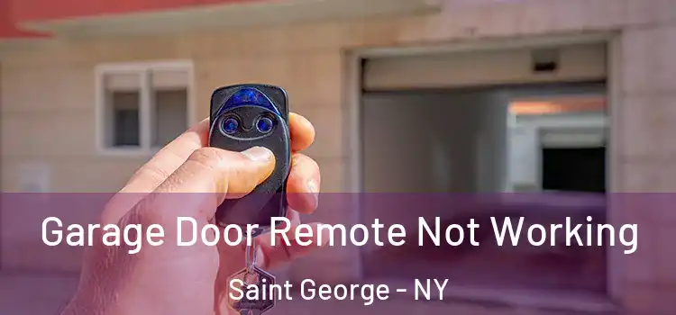  Garage Door Remote Not Working Saint George - NY