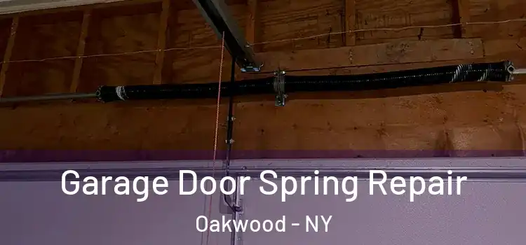  Garage Door Spring Repair Oakwood - NY