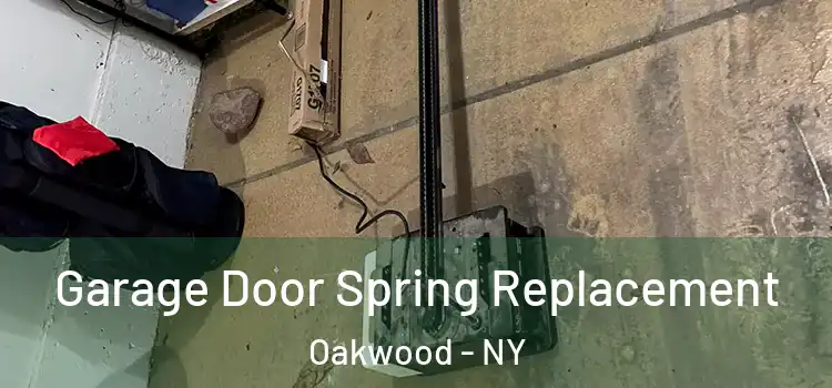  Garage Door Spring Replacement Oakwood - NY