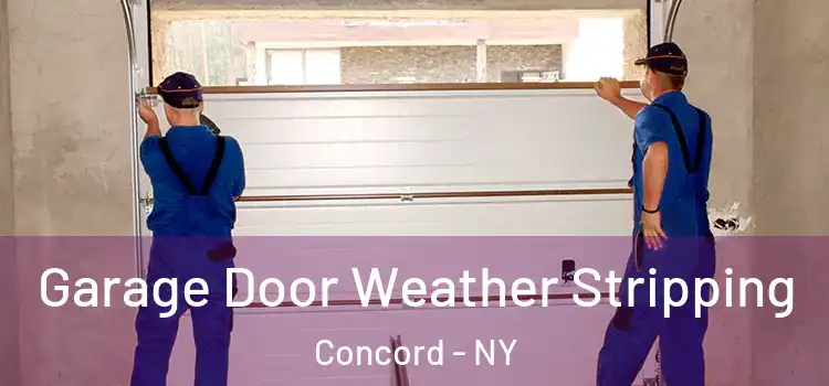  Garage Door Weather Stripping Concord - NY