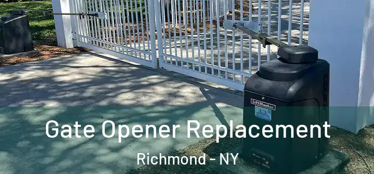 Gate Opener Replacement Richmond - NY