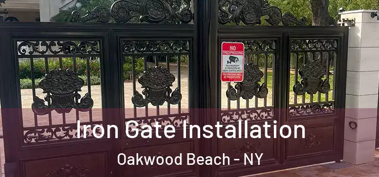  Iron Gate Installation Oakwood Beach - NY