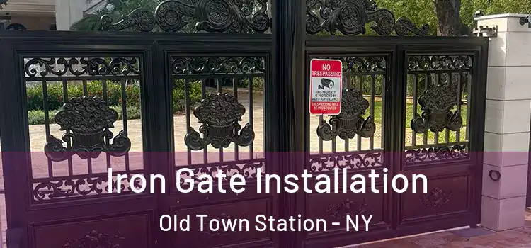 Iron Gate Installation Old Town Station - NY