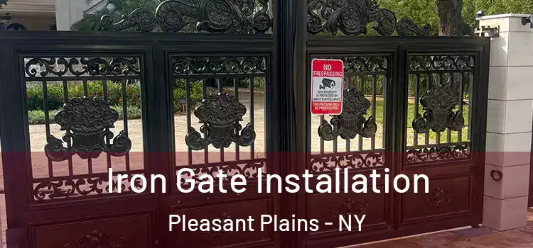 Iron Gate Installation Pleasant Plains - NY