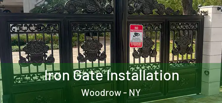  Iron Gate Installation Woodrow - NY