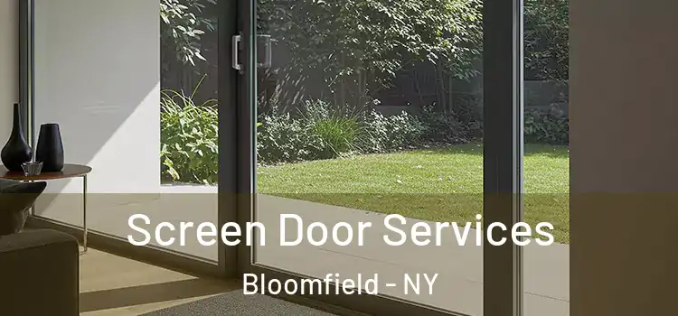 Screen Door Services Bloomfield - NY