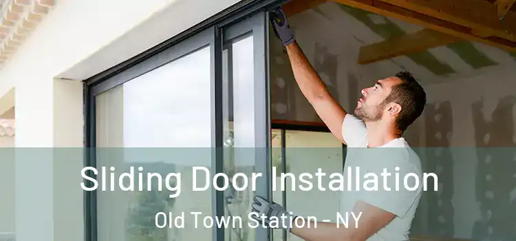 Sliding Door Installation Old Town Station - NY